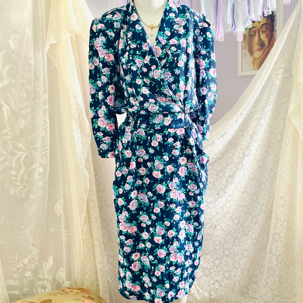 John Richard Vintage Floral Dress